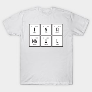 Istanbul City | Periodic Table of Elements T-Shirt